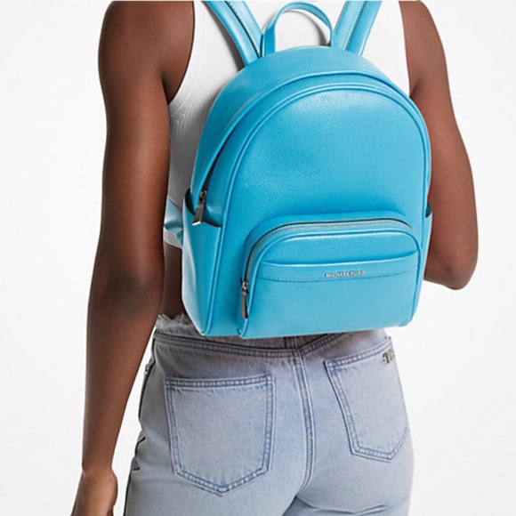 Michael Kors Bex Medium Pebbled Leather Backpack
COLOR SANTORINI BLUE
NWT - Picture 4 of 16